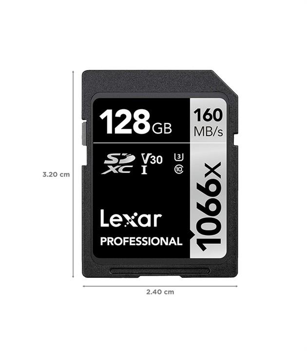 کارت حافظه Lexar 128GB Professional 1066x UHS-I SDXC